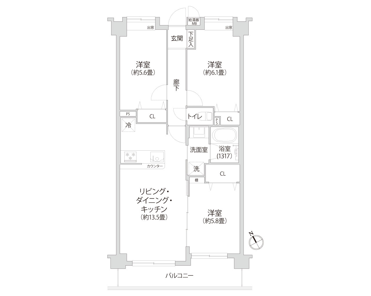アイディーコート西船橋 間取り