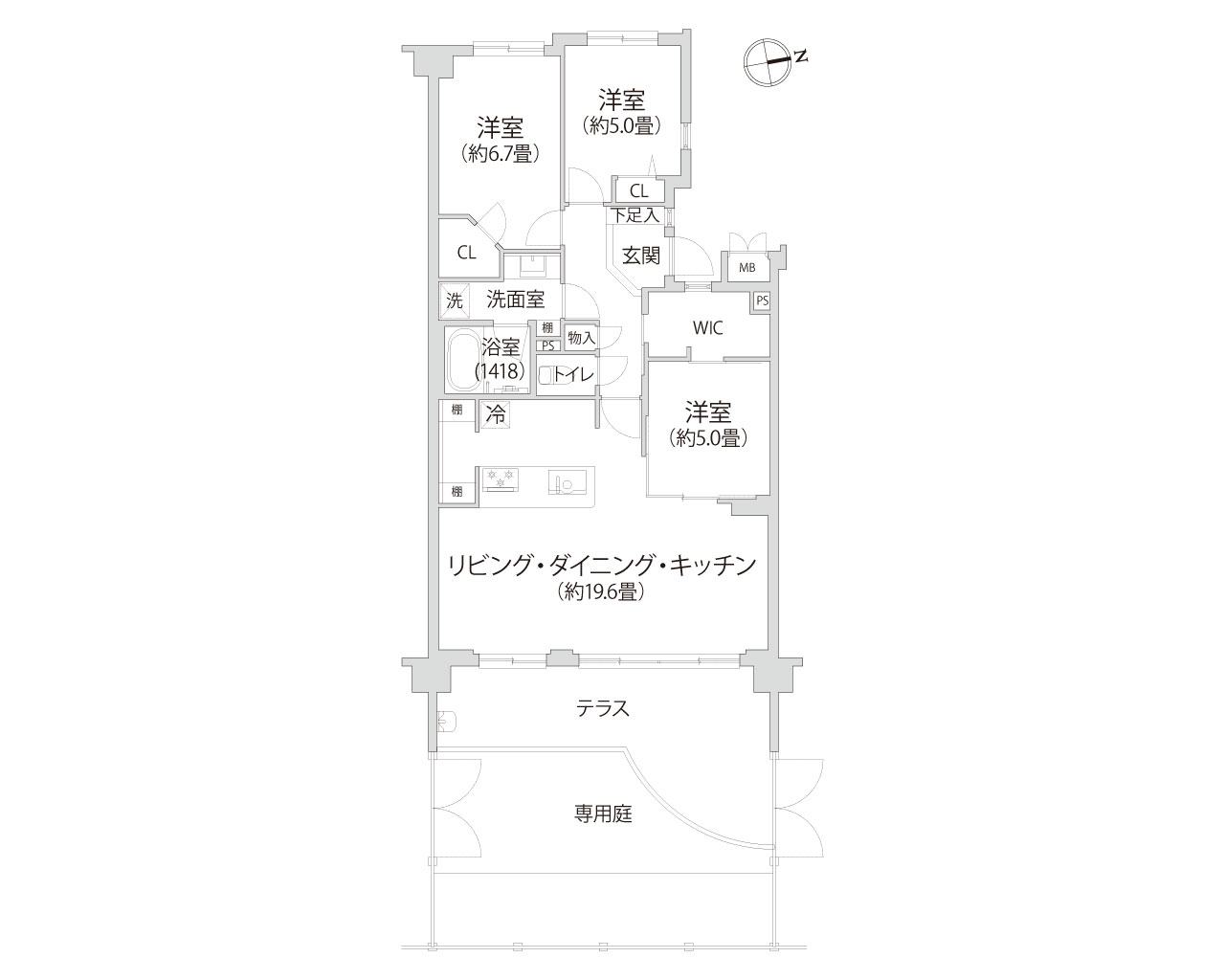 エコヴィレッジ田無 間取り