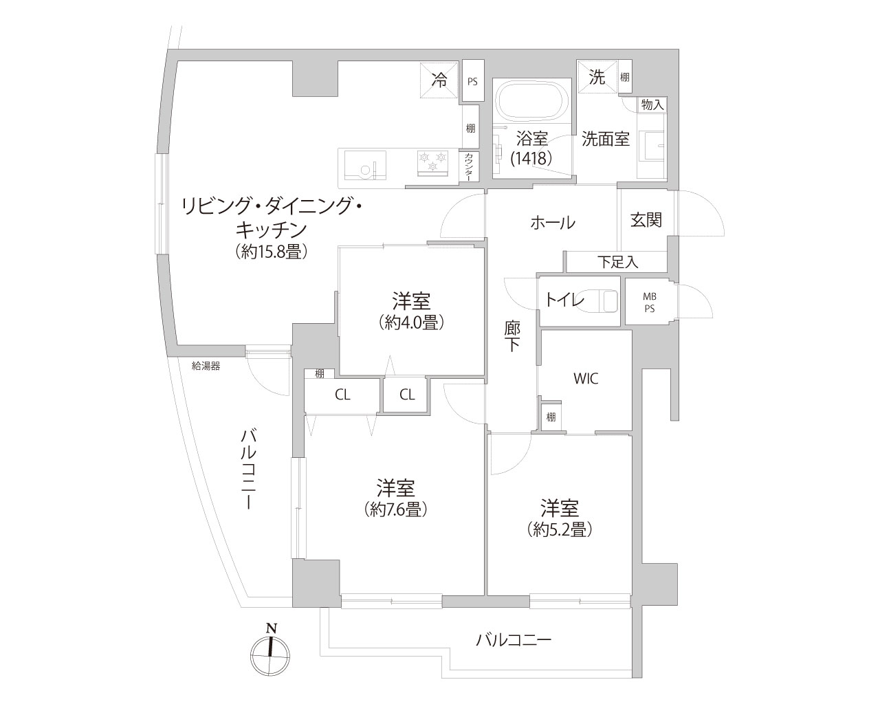 セント・ジョンズ・ハウス志木 間取り