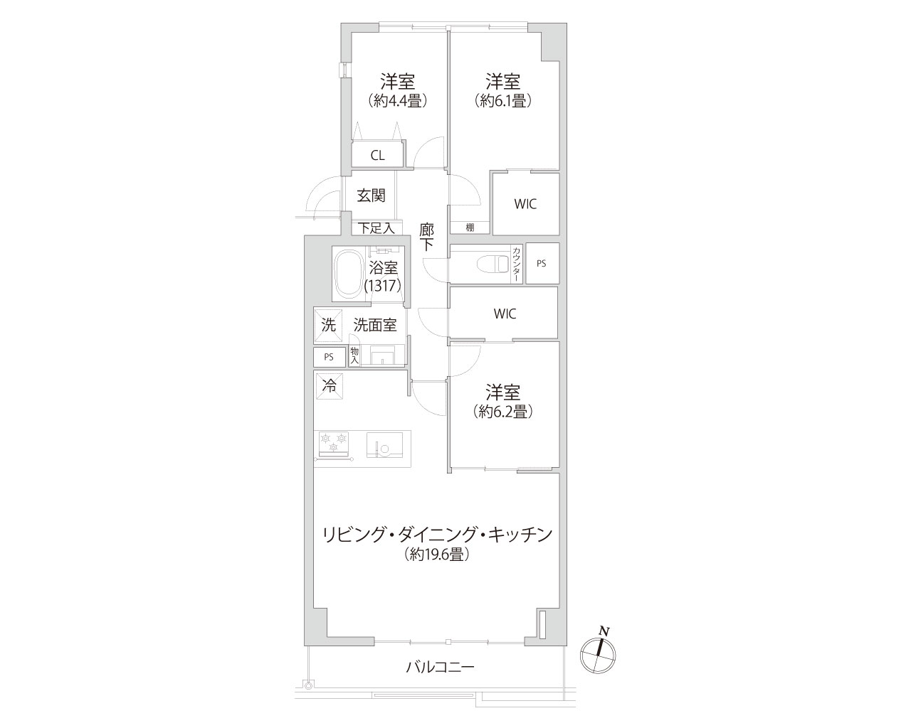 ファミール浜園 間取り