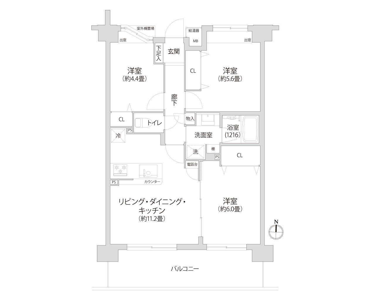 ライフプラザ横浜瀬谷 間取り