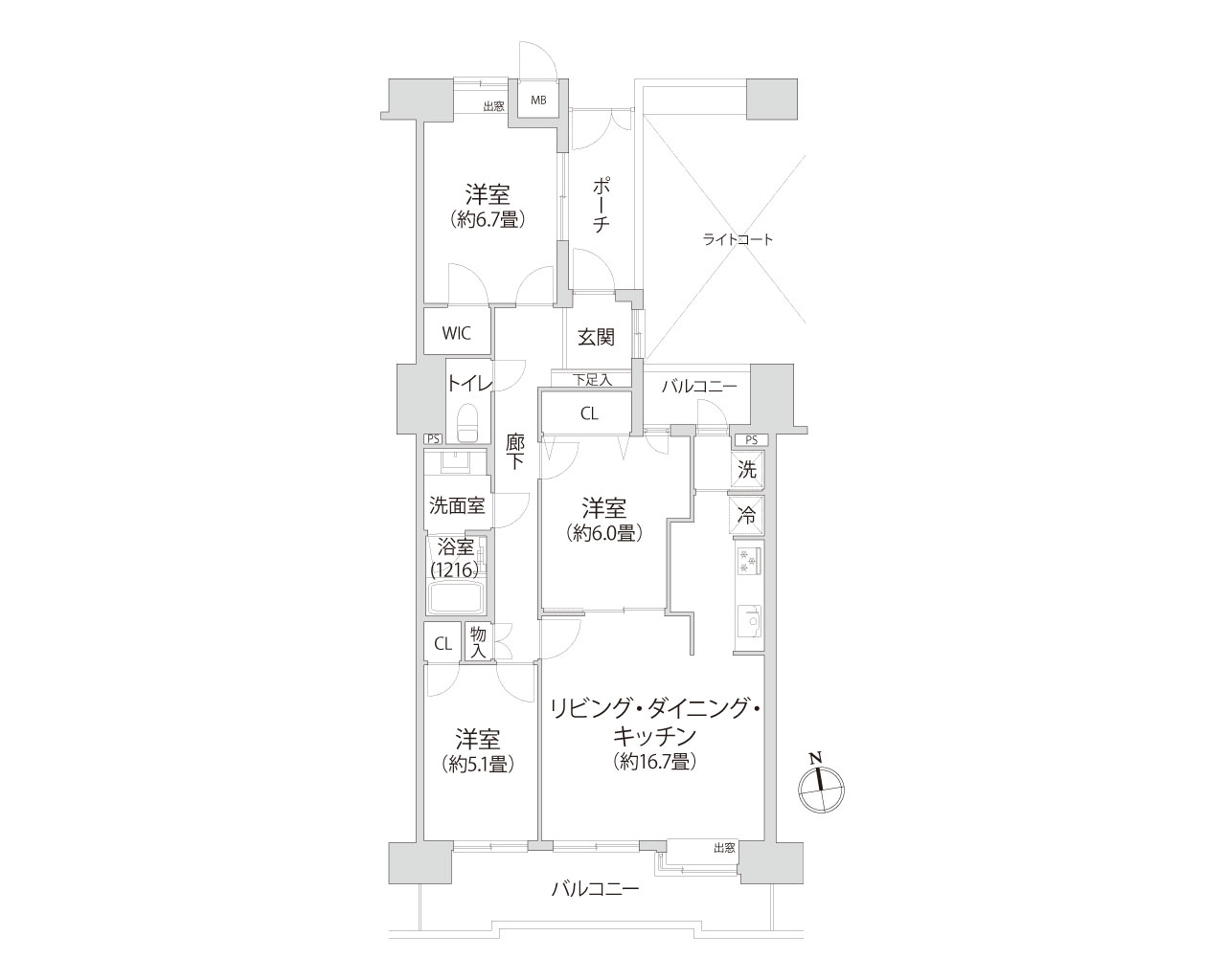 グレースコート戸田公園 間取り