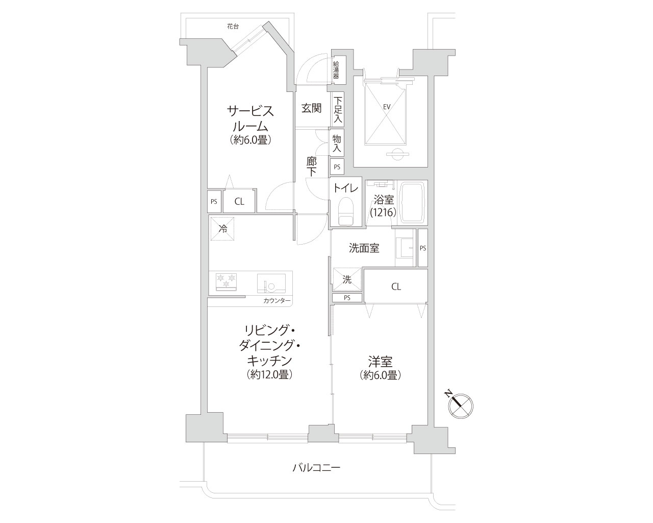 ダイアパレス浦和東岸町 間取り