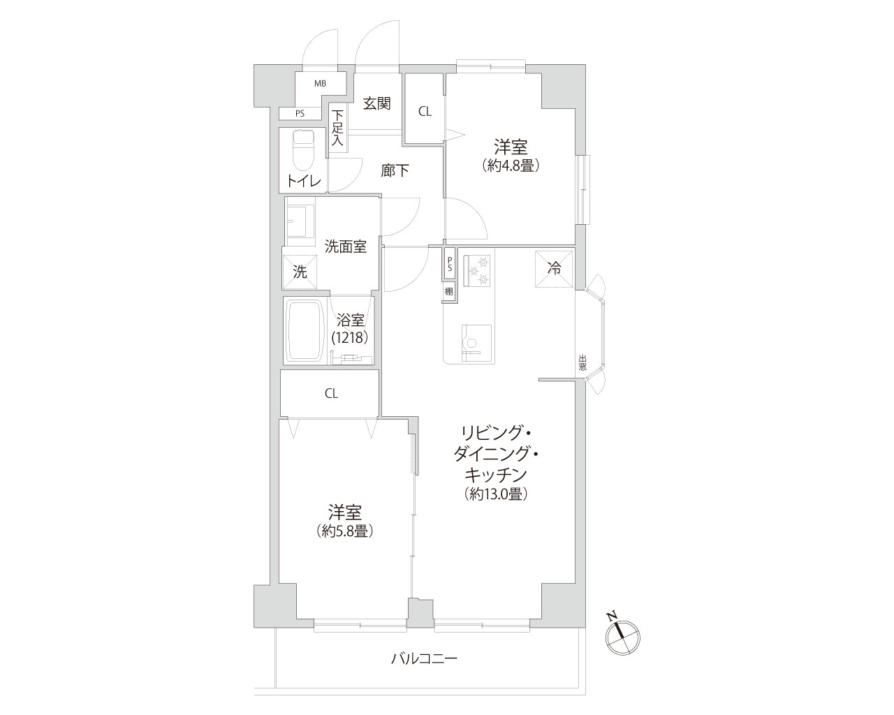 立川サニーハイツ 間取り