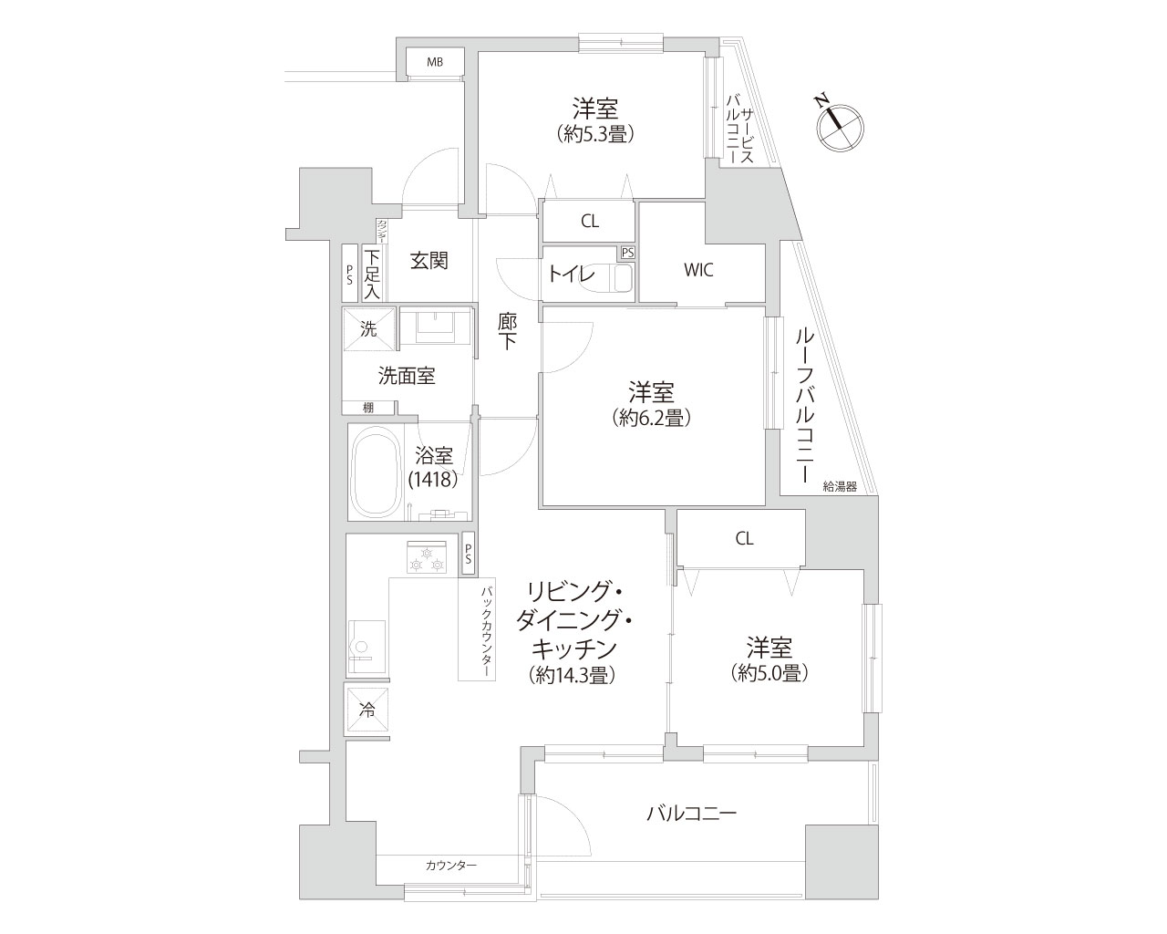 ラ・アトレ橋本 間取り